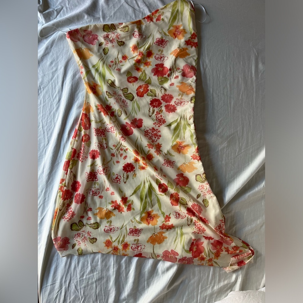 princess polly fruit strapless mini dress